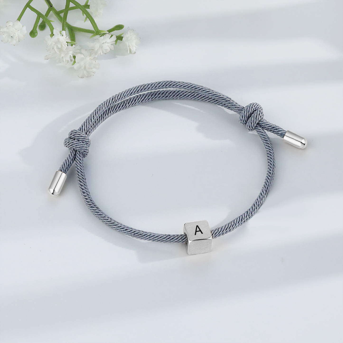 Bracelet Initiale 1 Lettre Personnaliséepour Couple｜Jessemade