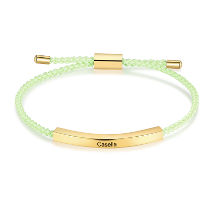 Bracelet Prénom Personnalisé 6 couleurs