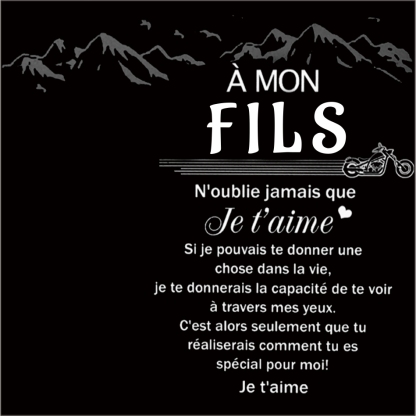 Carte Cadeau Sentimentale Pour Mon Fils | Jessemade FR