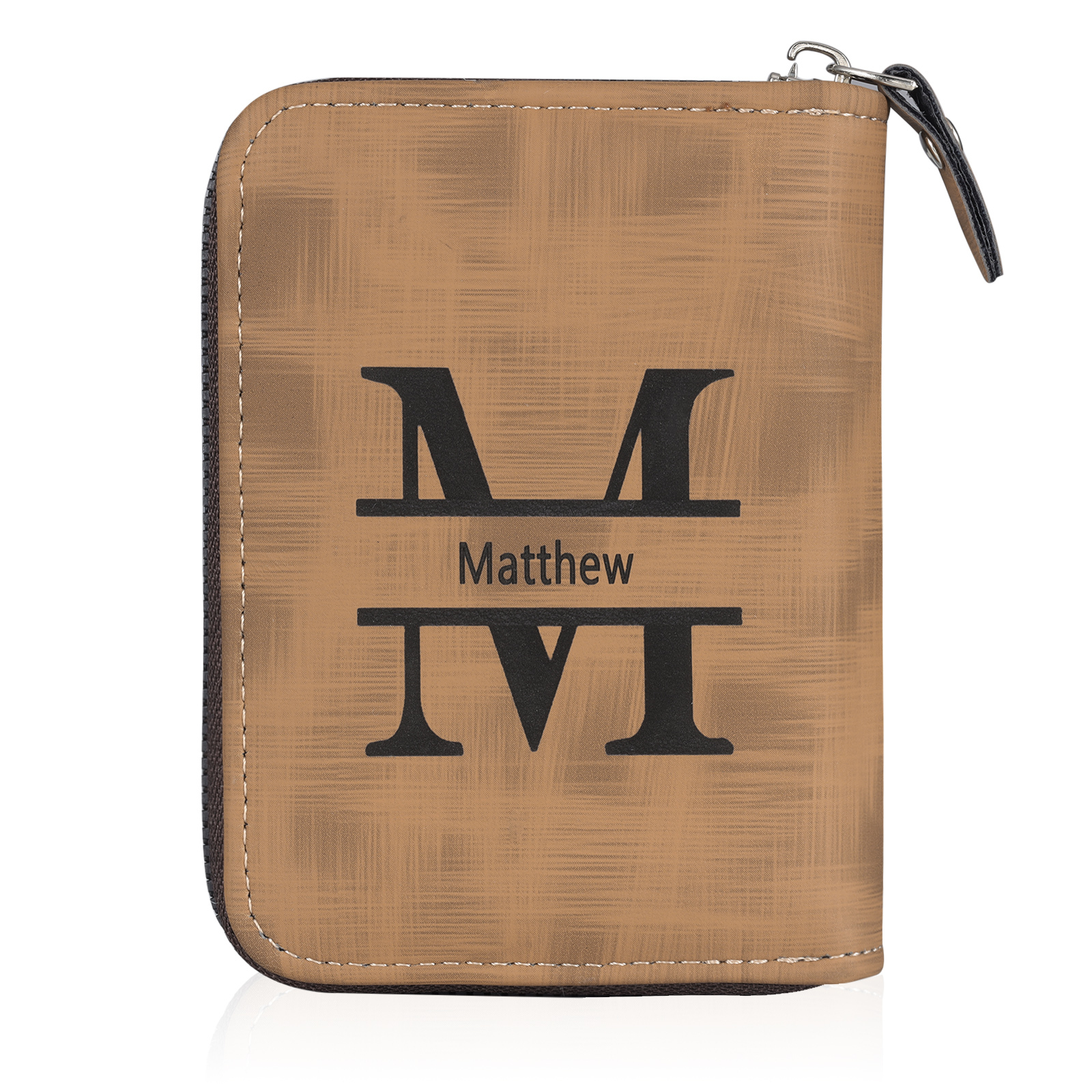 Portefeuille Classique 1 Prénom et Lettre Personnalisés avec Photo Porte-Monnaie Carte