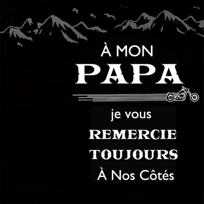 À mon Papa - Carte de Cadeau