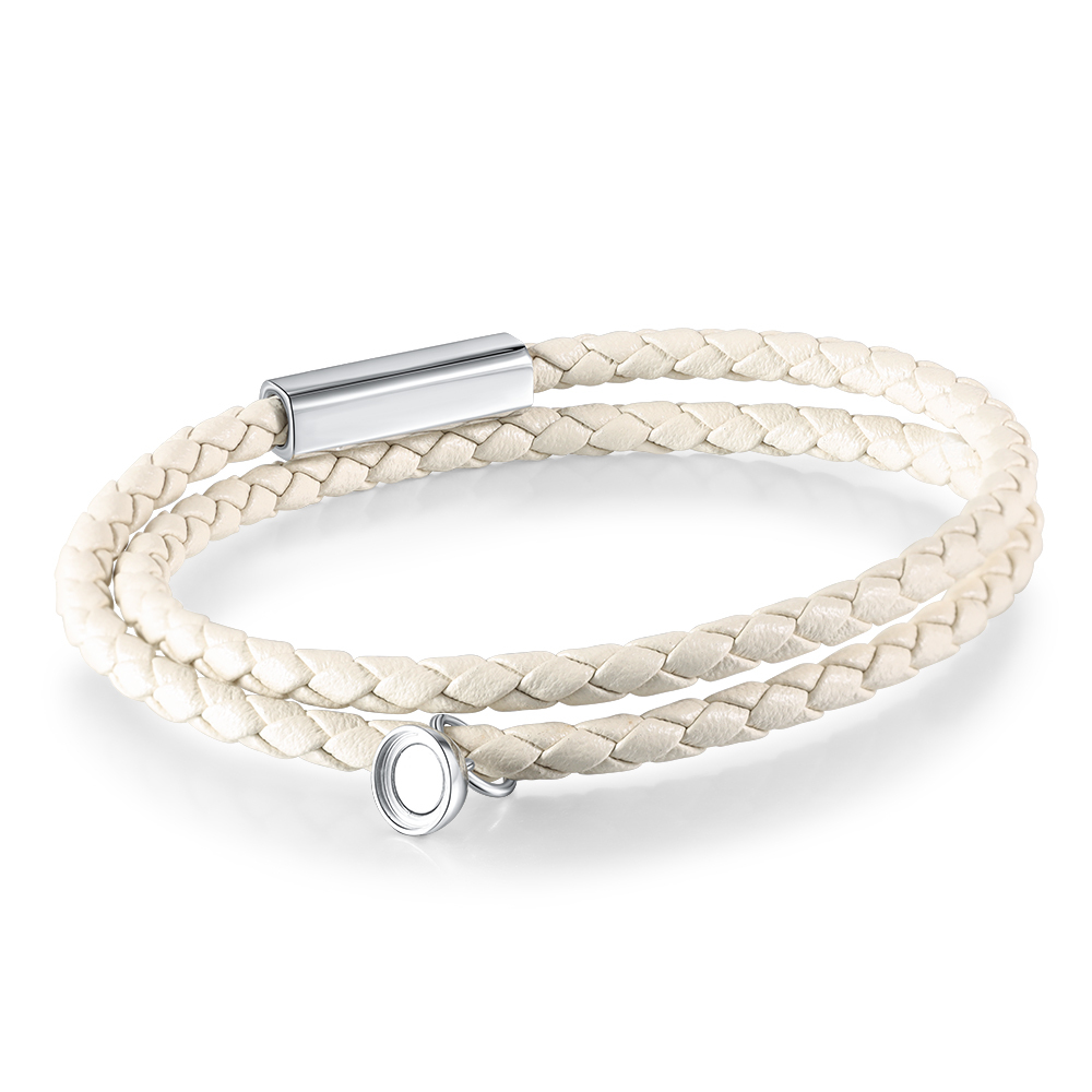 2PCS Bracelets en commun 2 Prénoms Personnalisés avec date Noeud Coulissant｜Jessemade