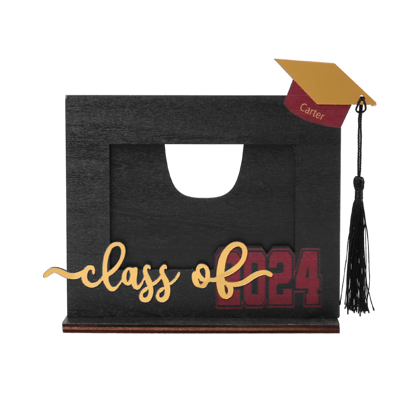Cadre Photo Diplômé Prénom et Photo Personnalisés Décoration en bois Cadeau de Graduation