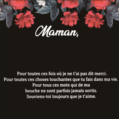 Maman-Collier coeur 1 Prénoms Personnalisés avec pierre de naissance