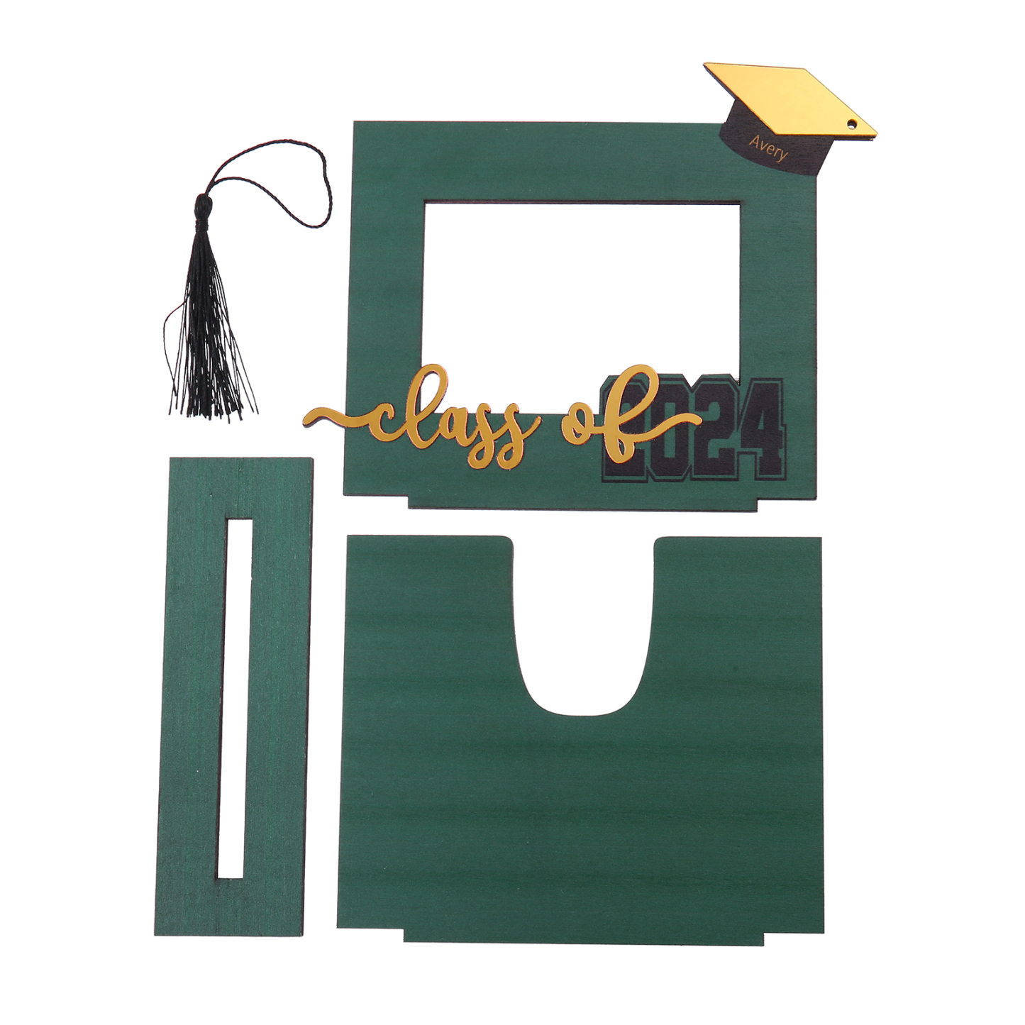 Cadre Photo Diplômé Prénom et Photo Personnalisés Décoration en bois Cadeau de Graduation