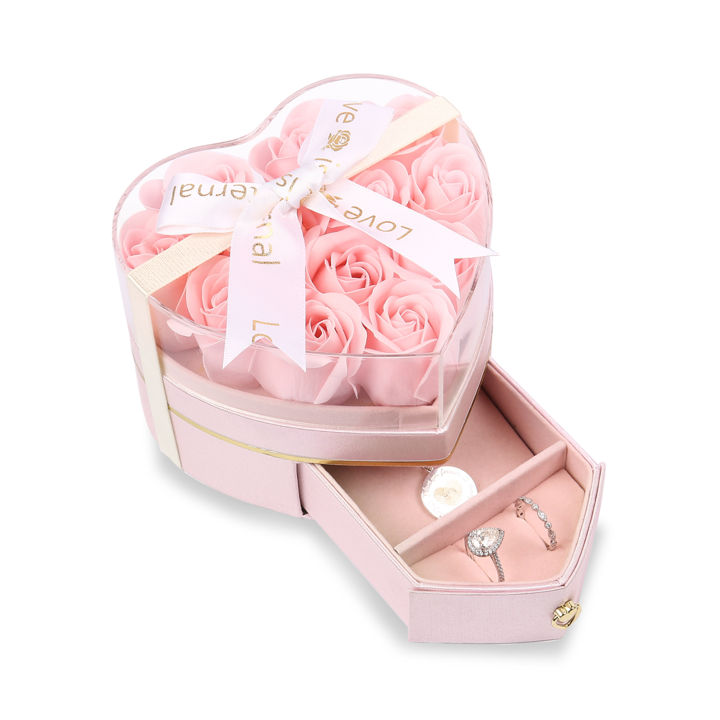 Boîte à bijoux Roses Coffret Cadeau