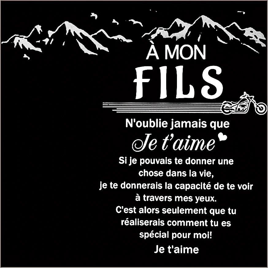 À mon Fils - Carte de Cadeau