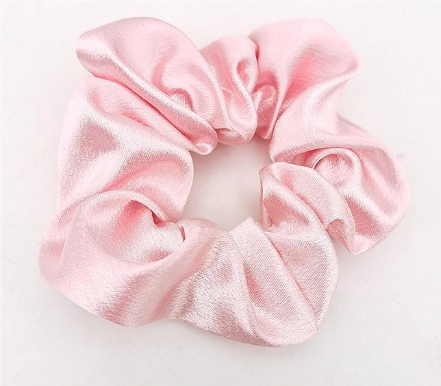 Lot de 6 Chouchous en satin colorés pour femmes Bandes de Cheveux Accessoires Cheveux