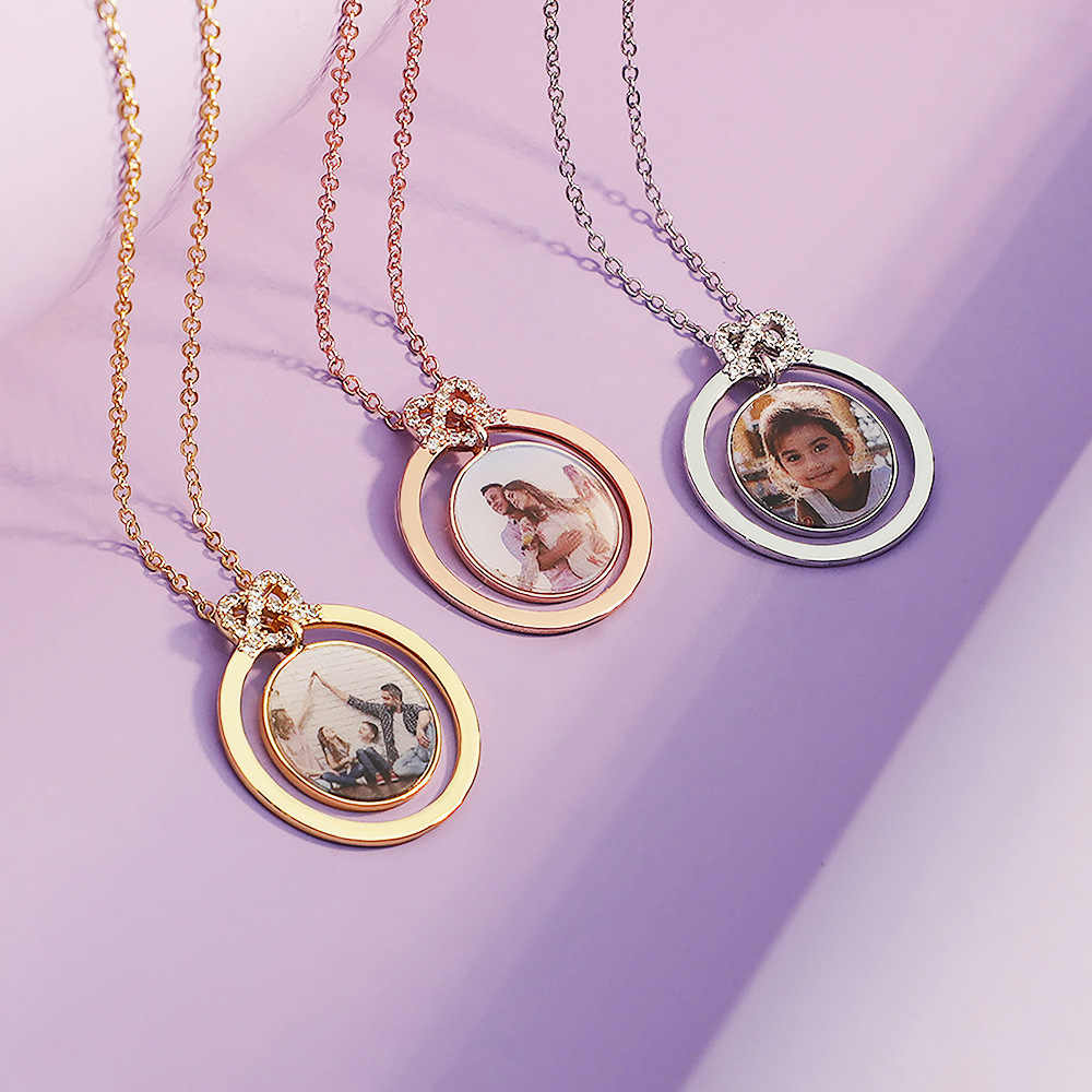 Collier Photo Personnalisée Pendentif