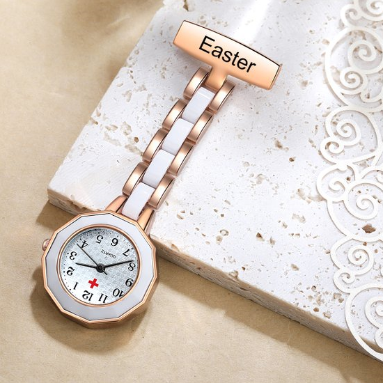 Montre de poche Infirmière Prénom Personnalisé
