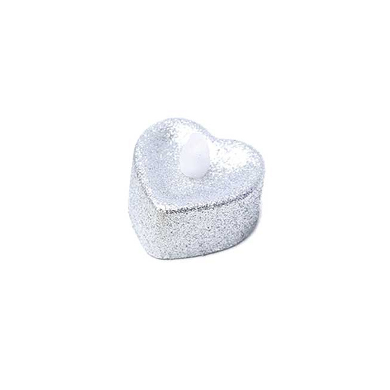1 pièce de Bougie LED Cœur Saint-Valentin Cadeau Romantique