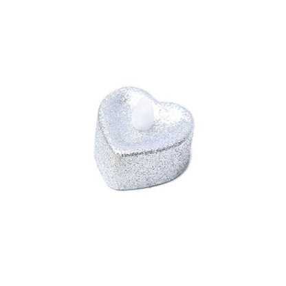 1 pièce de Bougie LED Cœur Saint-Valentin Cadeau Romantique
