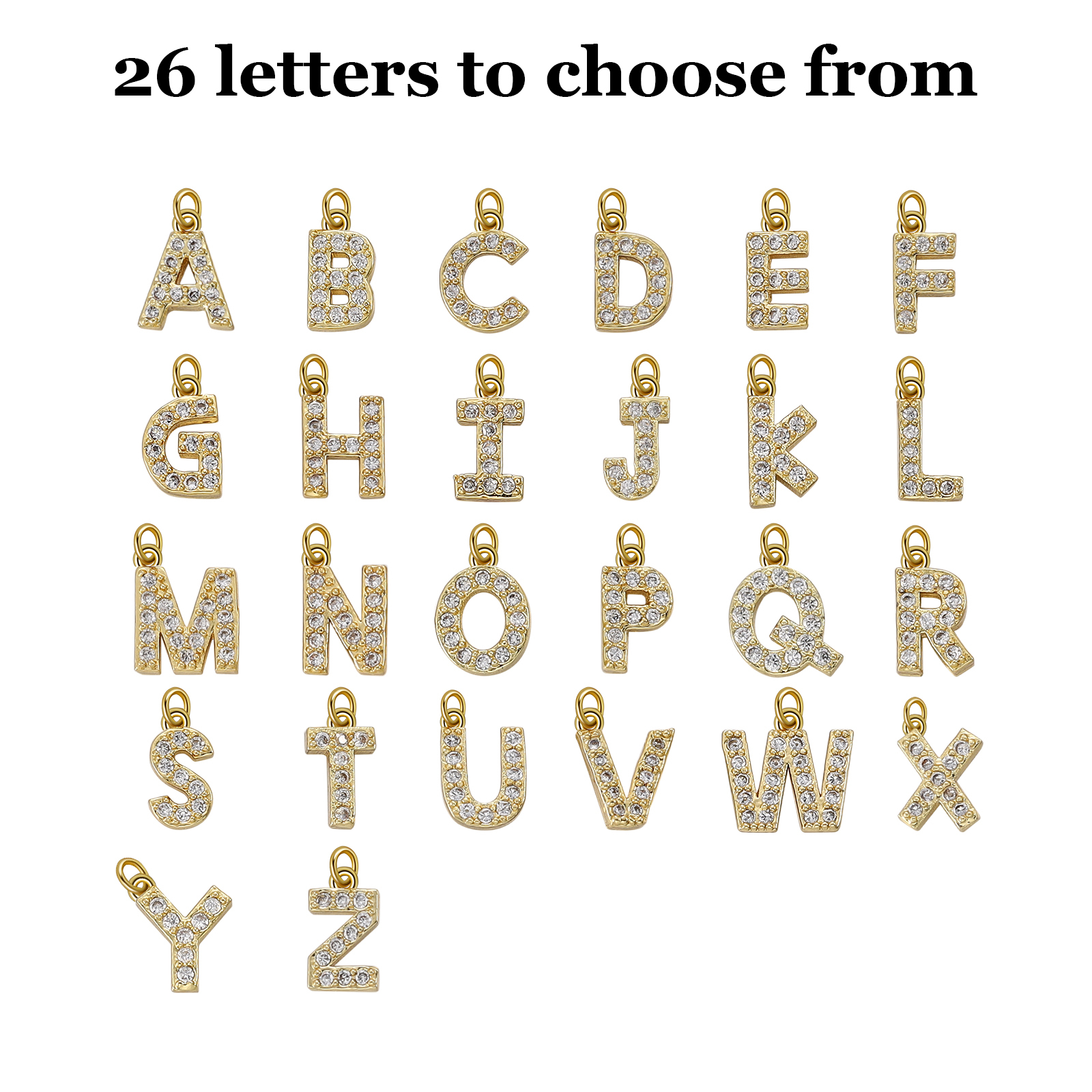 Collier Enfants Bébé Collier Fleur 1 Pierre de Naissance et 1 Lettre pour Fille Filleule