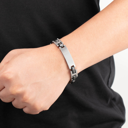 À Mon Fils-Bracelets Pour Hommes Bracelets Gravure Personnalisés Bracelet Homme