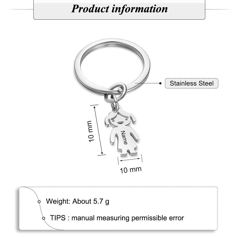 Porte-Clés Personnalisé Avec Breloques Enfants