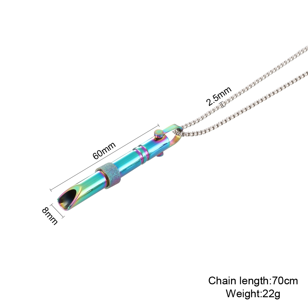 Collier sifflet de méditation yoga