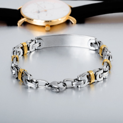 Bracelets Gourmette Bracelets Gravure Personnalisés Bracelet Homme｜Jessemade