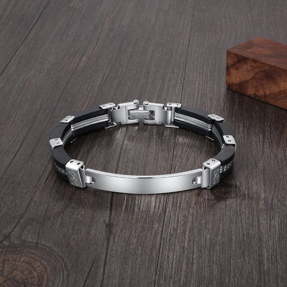 Bracelets Pour Hommes Bracelets De Gravure Gratuits Personnalisés Bracelet Homme