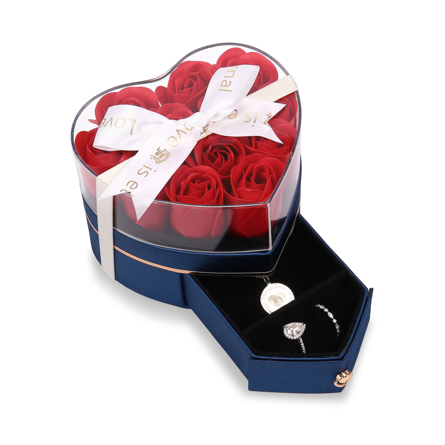 Boîte à bijoux Roses Coffret Cadeau