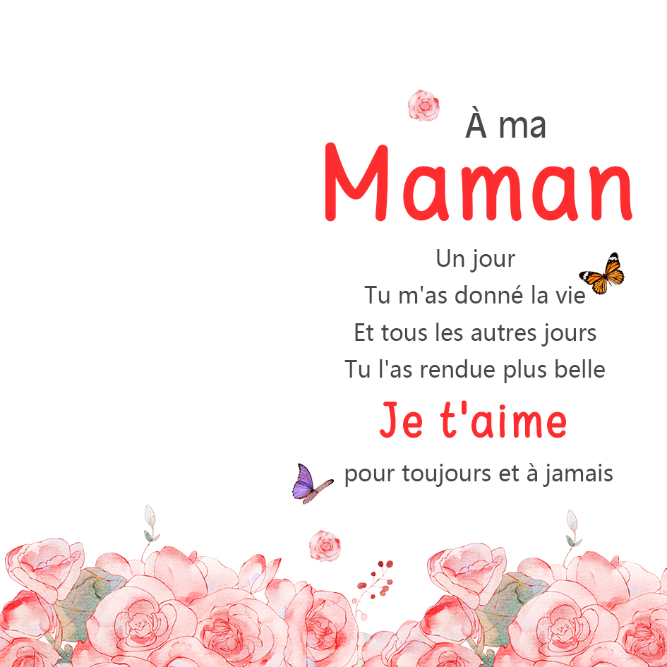 À ma Maman - Carte avec coffre cadeau