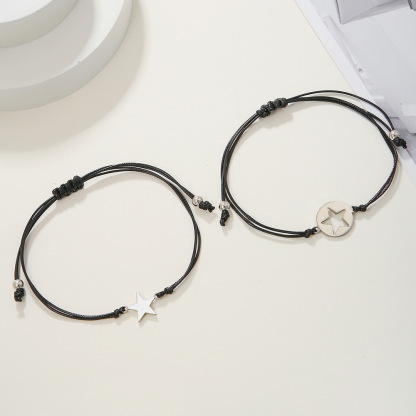 2PCS Ensemble de Bracelets Étoile Bracelet en Commun Cadeau Rentrée Scolaire Premier jour d’école｜Jessemade