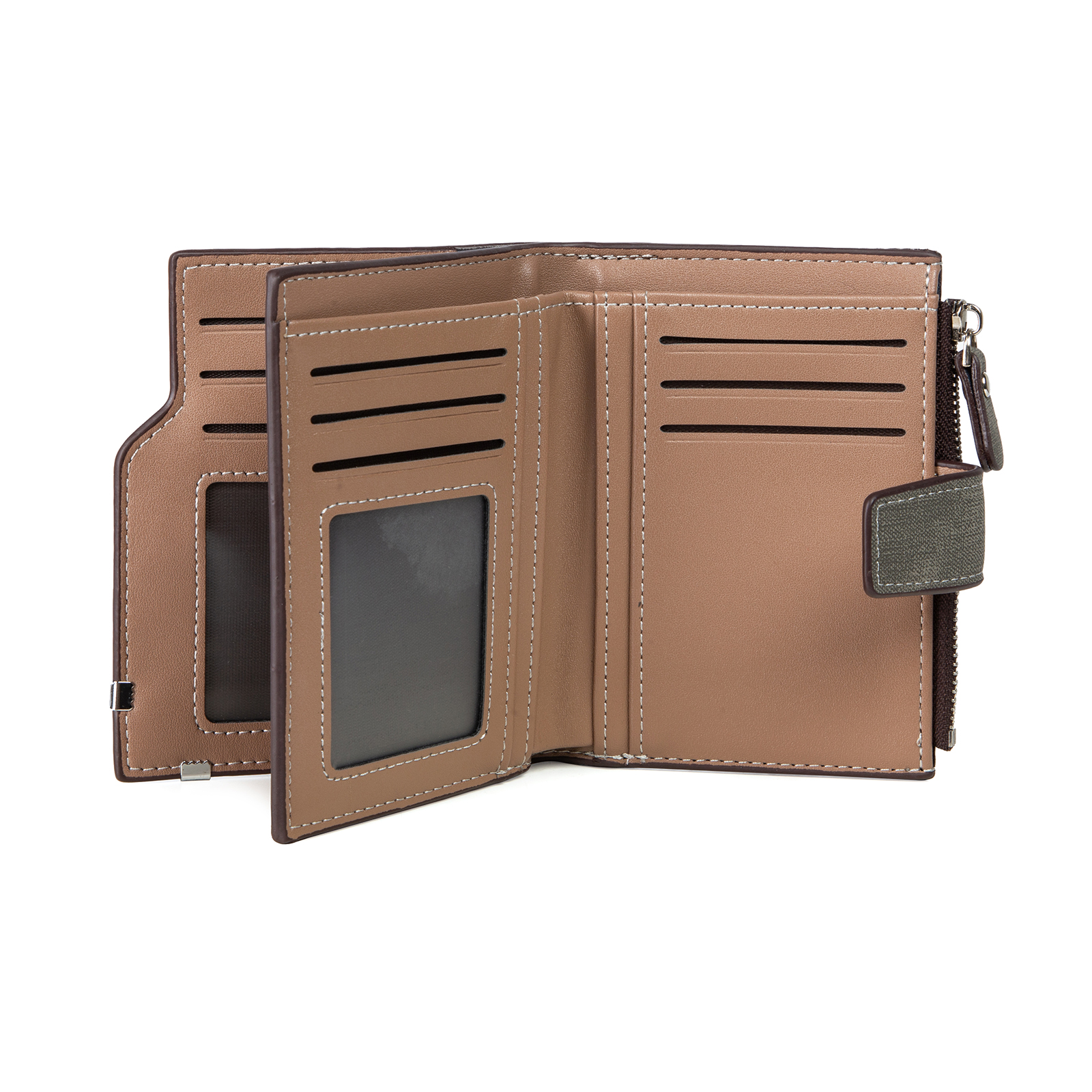 Portefeuille 1 Prénom Personnalisé avec Lettre et Photo Classique Homme Porte-Monnaie Carte | Jessemade