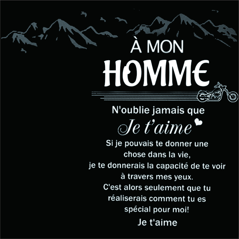 Carte de Cadeau A Mon Homme-N'oublie Jamais Que Je T'aime