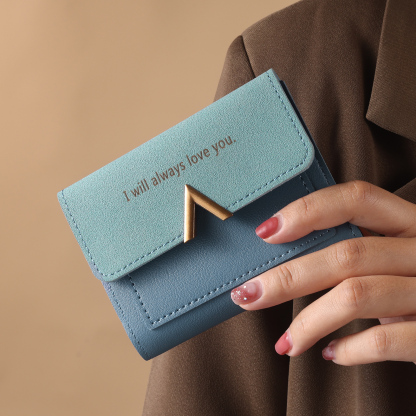 Portefeuille Photo et Texte Personnalisés Porte-Monnaie Carte