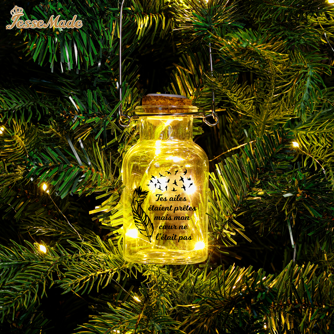 Bouteille lumineuse commémorative Ornements