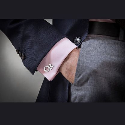 Boutons de Manchette 3 lettre Personnalisé