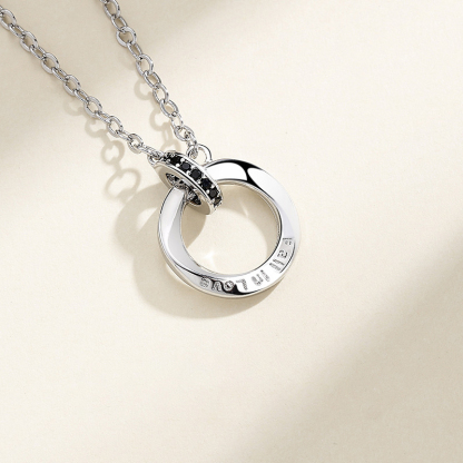 Collier Bague Mobius Cadeau Personnalisé Pour Couple｜Jessemade