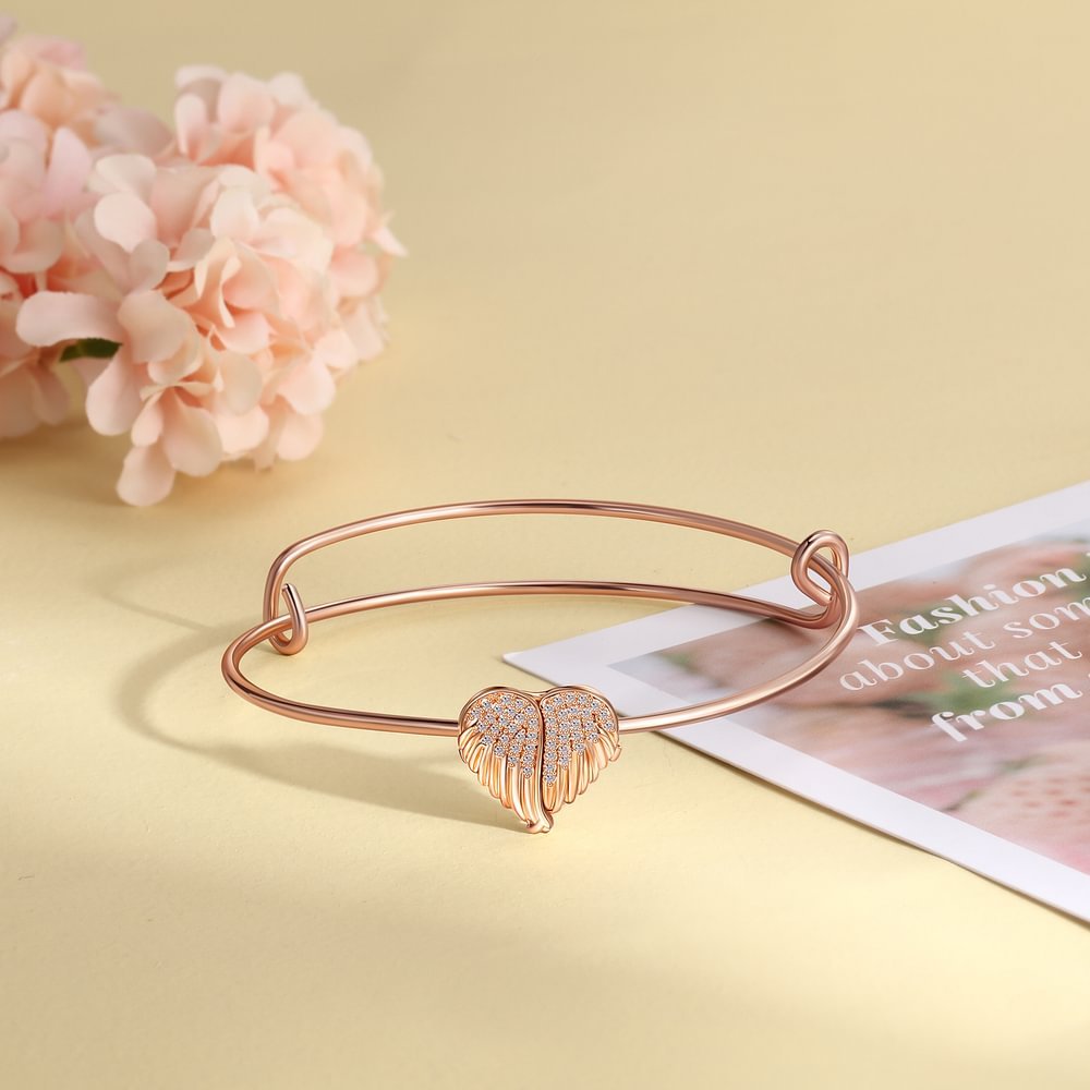 Bracelet Photo Personnalisée avec Cœur Breloque