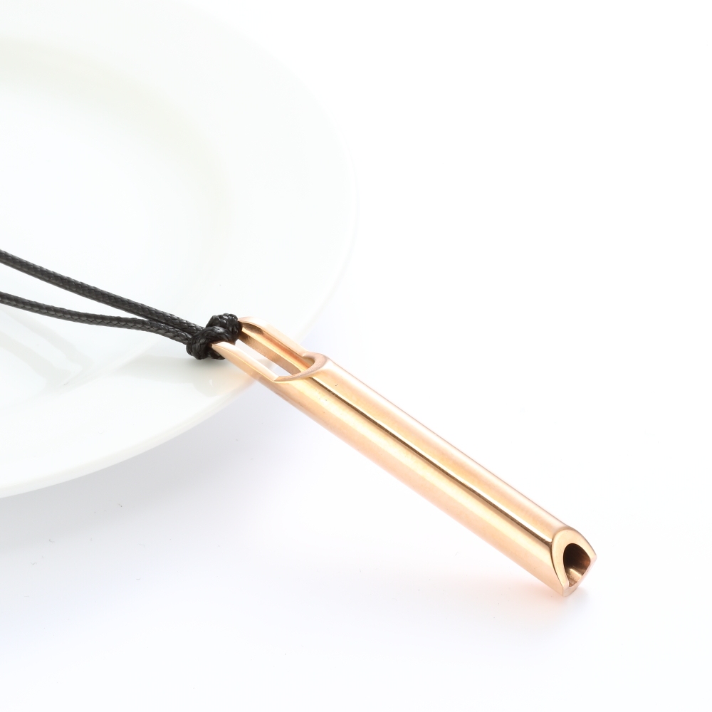 Collier sifflet de méditation yoga