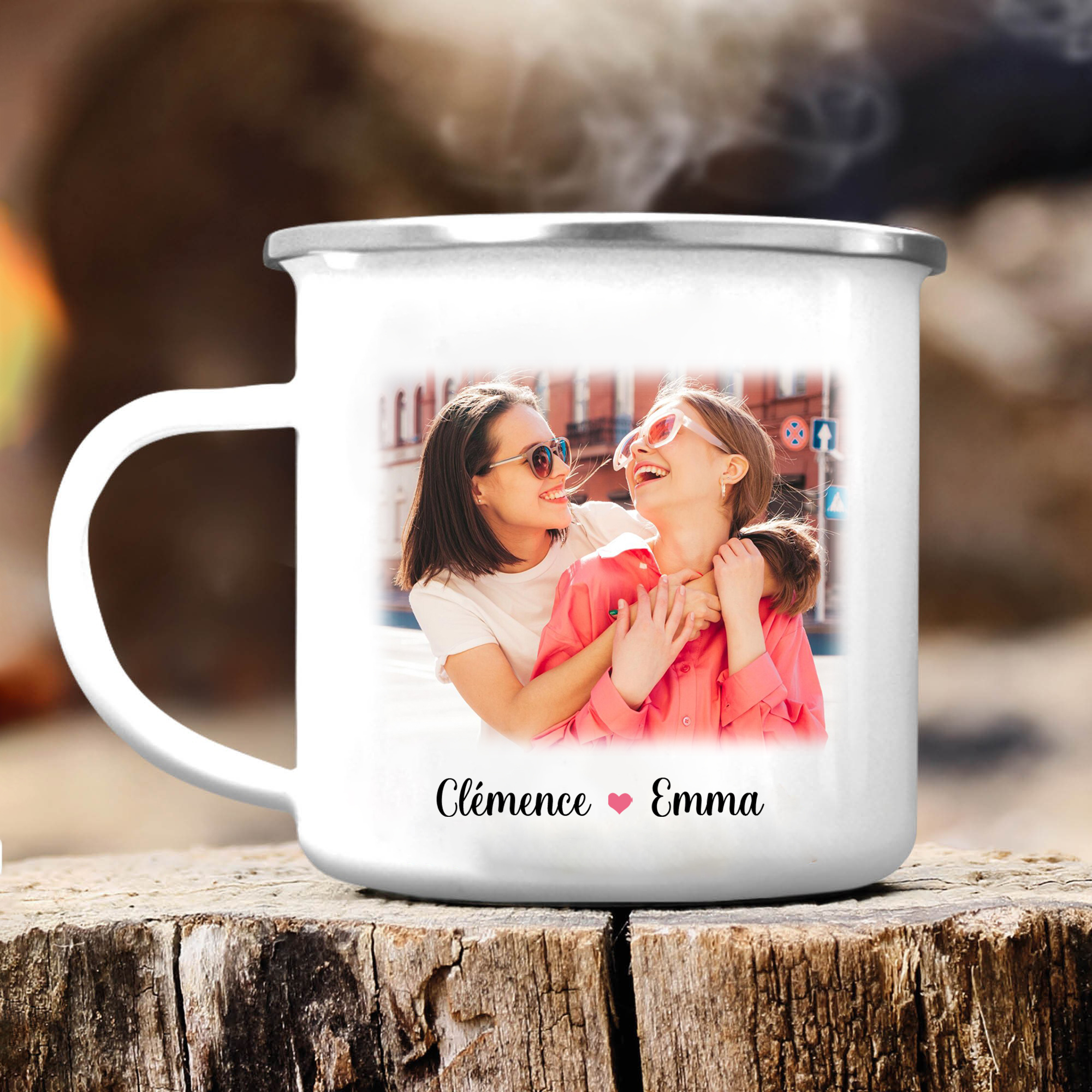 Tasse En émail « Seine Majesté Der Vermesser » - Imprimée Des Deux