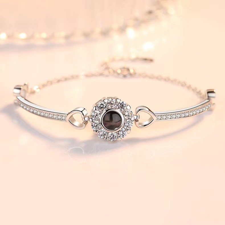 Bracelet de Projection Photo Personnalisée Cadeau Créatif pour Elle