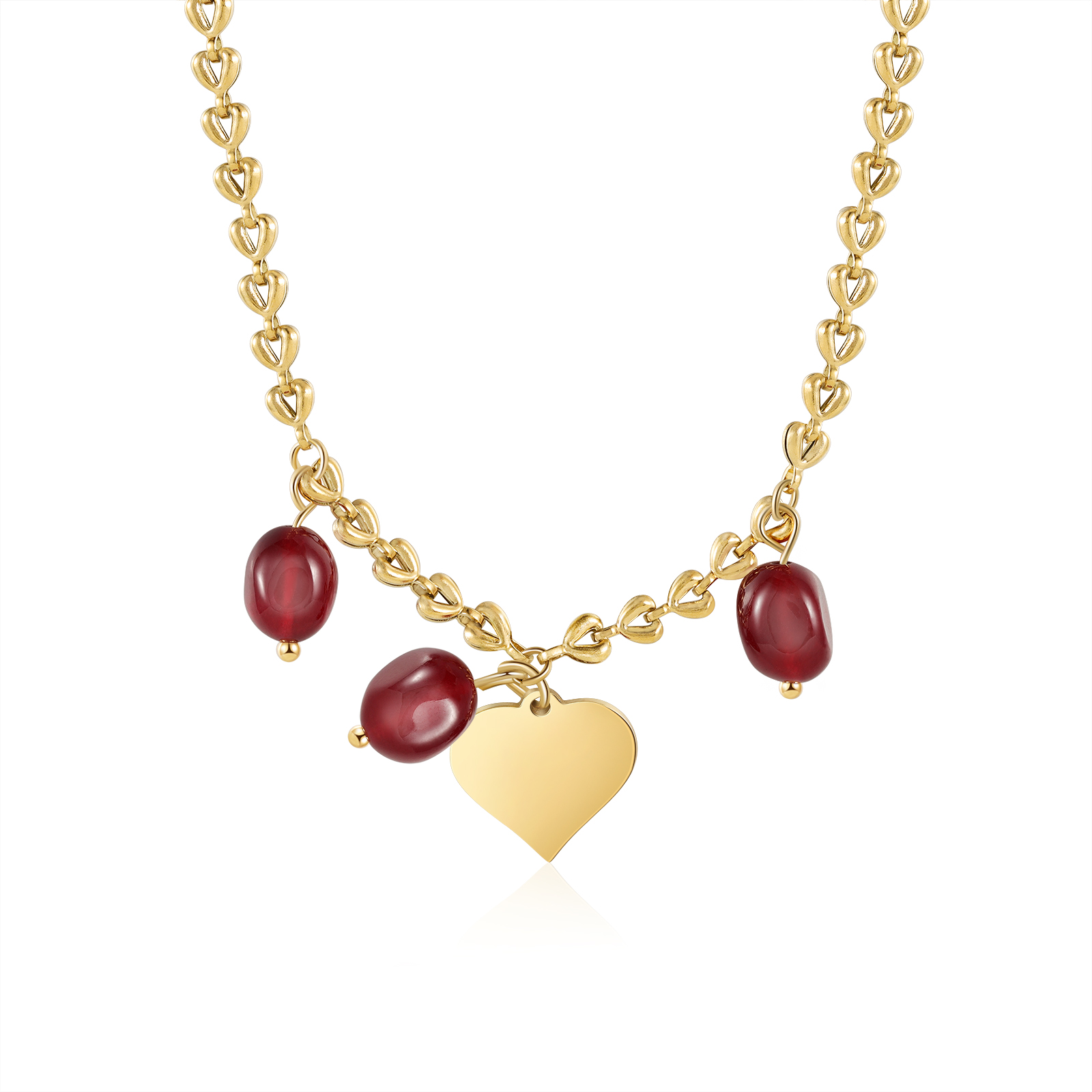 Collier Cœur 1 Prénom Personnalisé pour Femme