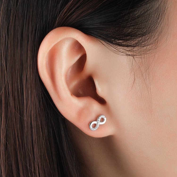 Boucles d'Oreilles Infini Pour Femme