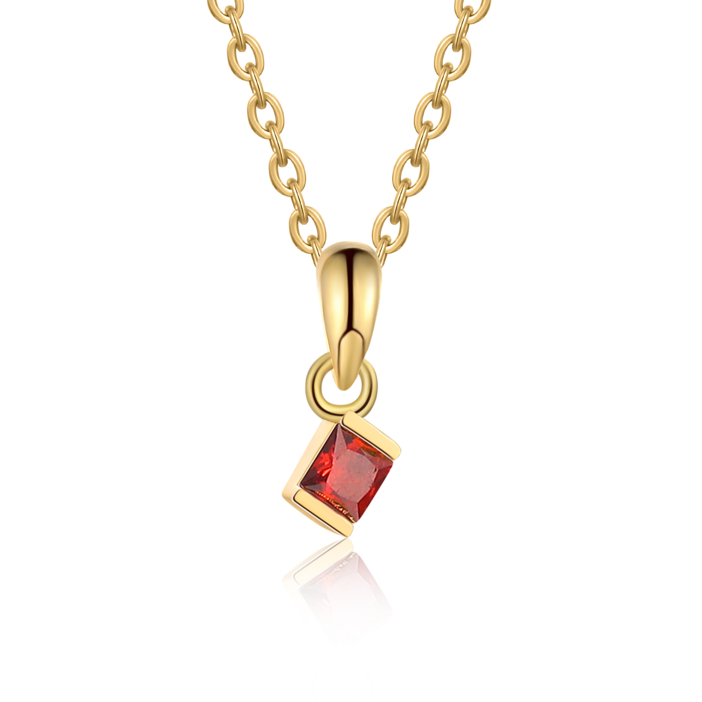 Collier Femmes 1 Pierre de Naissance Personnalisé