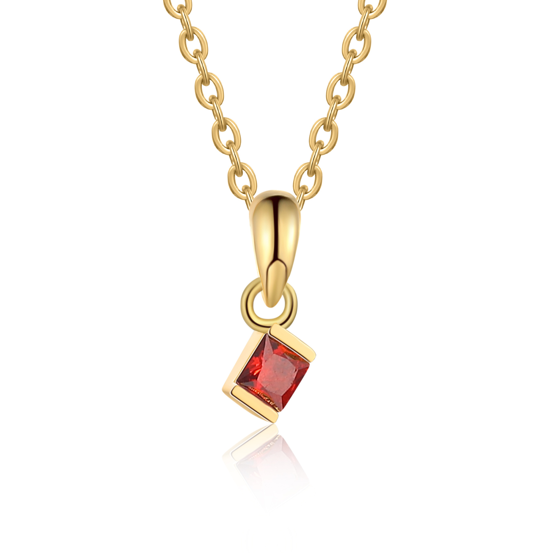 Collier Femmes 1 Pierre de Naissance Personnalisé