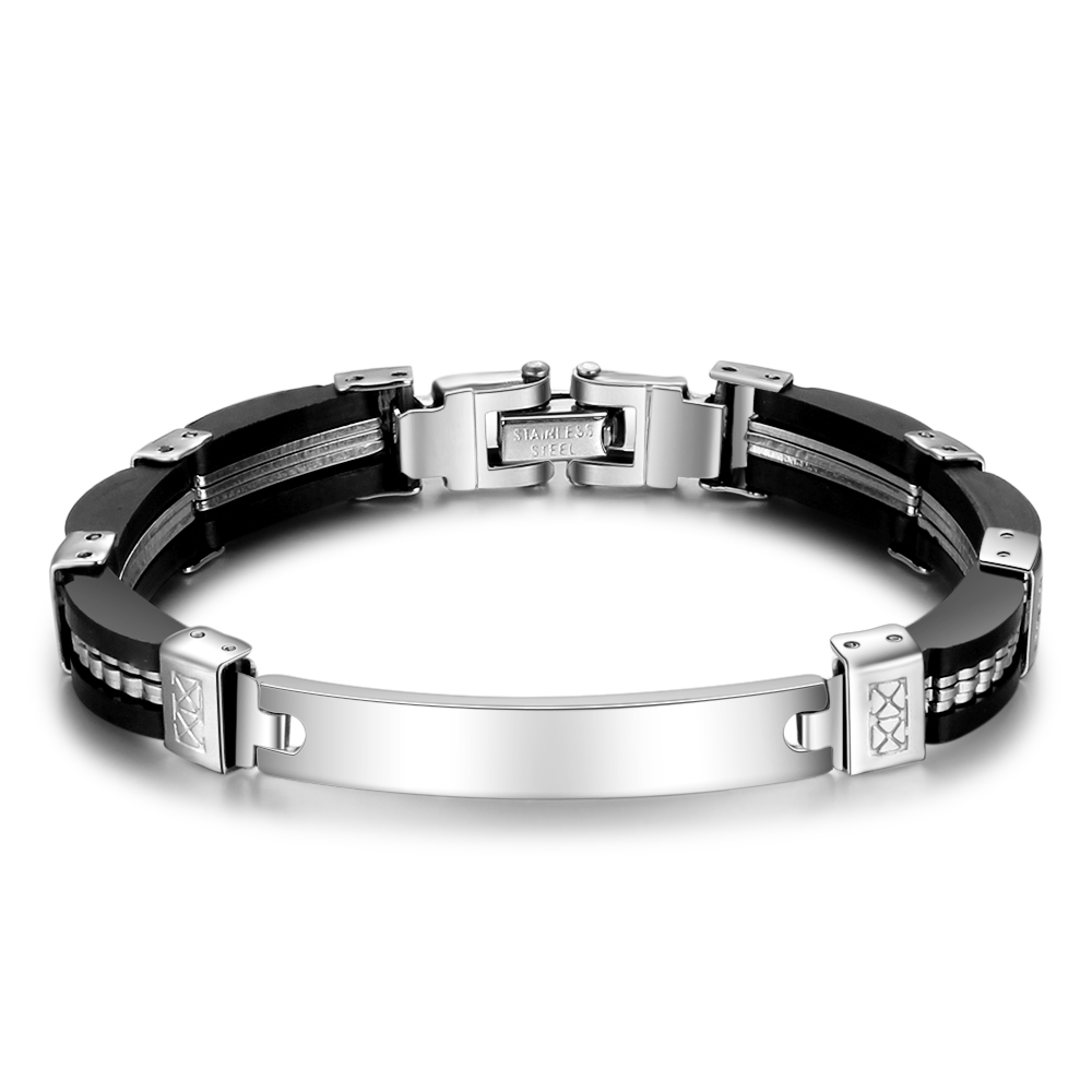 Bracelets Pour Hommes Bracelets De Gravure Gratuits Personnalisés Bracelet Homme