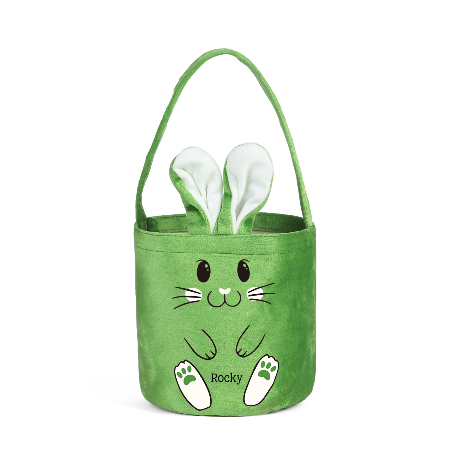 Sac de Pâques Lapin 1 Prénom Personnalisé Tote Bag Enfant
