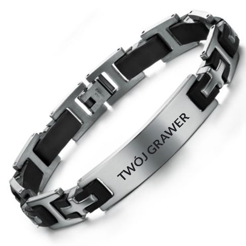 À Mon Amour -  Bracelet Texte Gravure Personnalisé Bracelet Homme