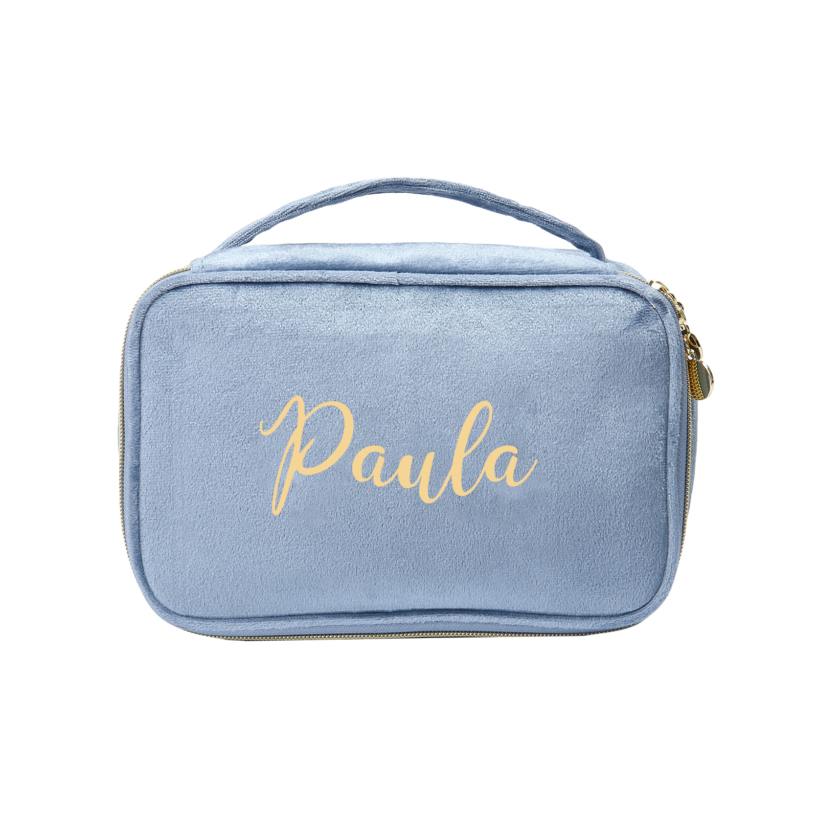 Trousse De Maquillage 1 Prénom Personnalisé Sac De Maquillage À Capacité Élevée Pour Femmes