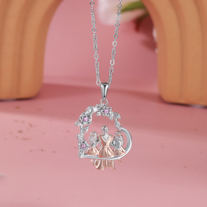 Collier mère et fille Cœur
