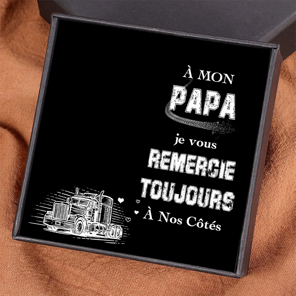 À mon Papa - Carte avec coffre cadeau
