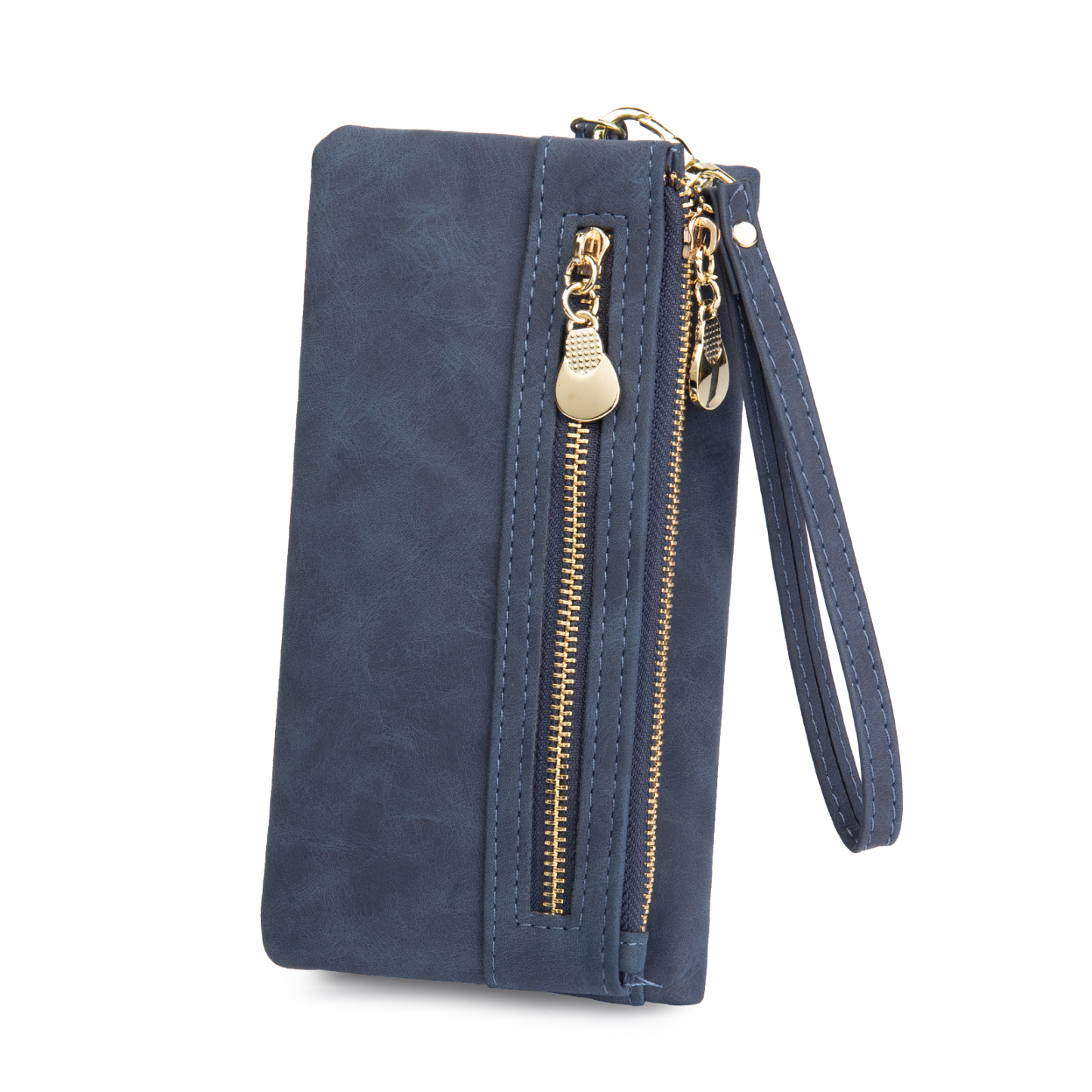 Portefeuille long en cuir PU personnalisé 1 photos avec texte et date