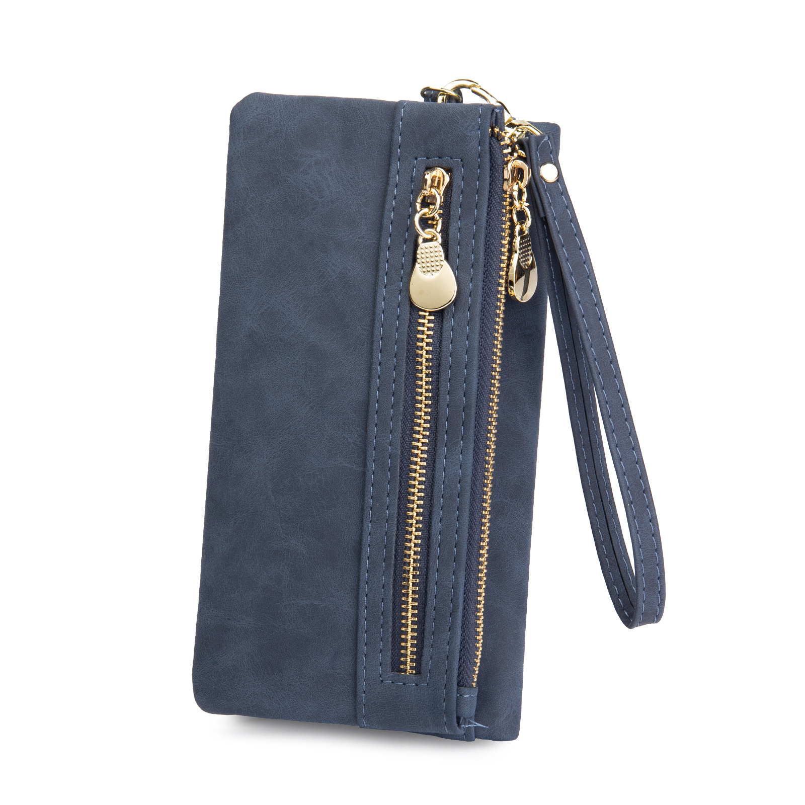 Portefeuille long en cuir PU personnalisé 1 photos avec texte et date