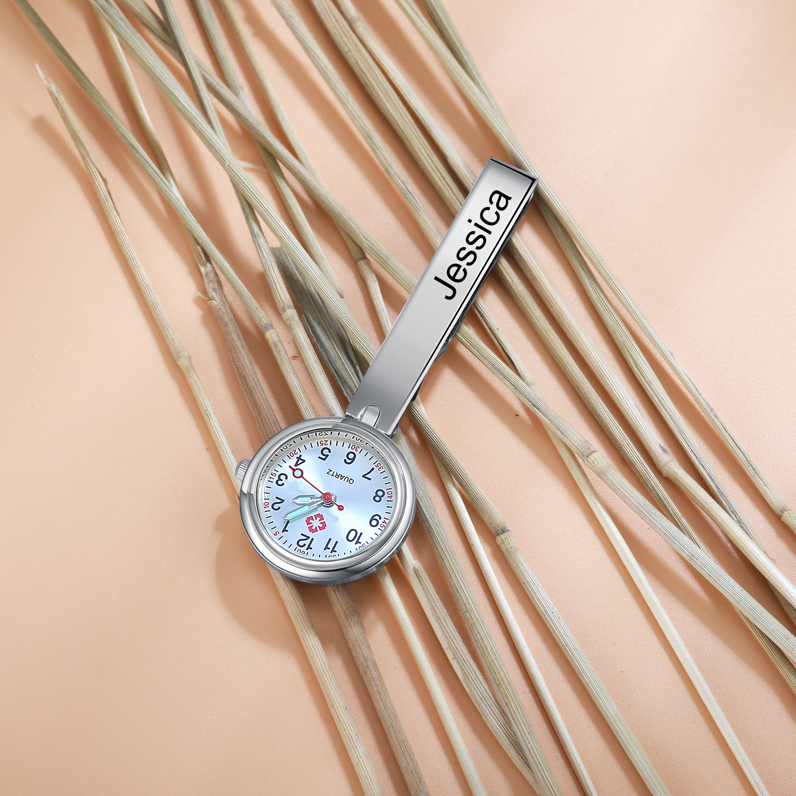 Montre de poche Infirmière Prénom Personnalisé