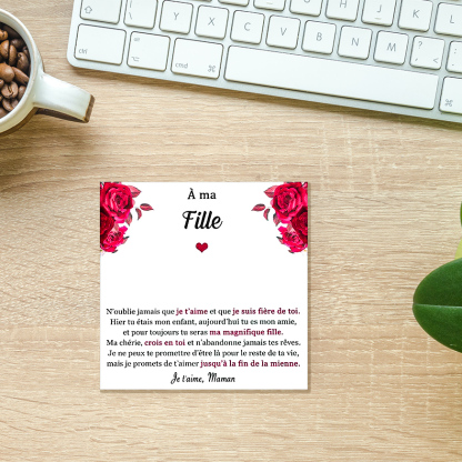 À ma Fille - Carte de Cadeau