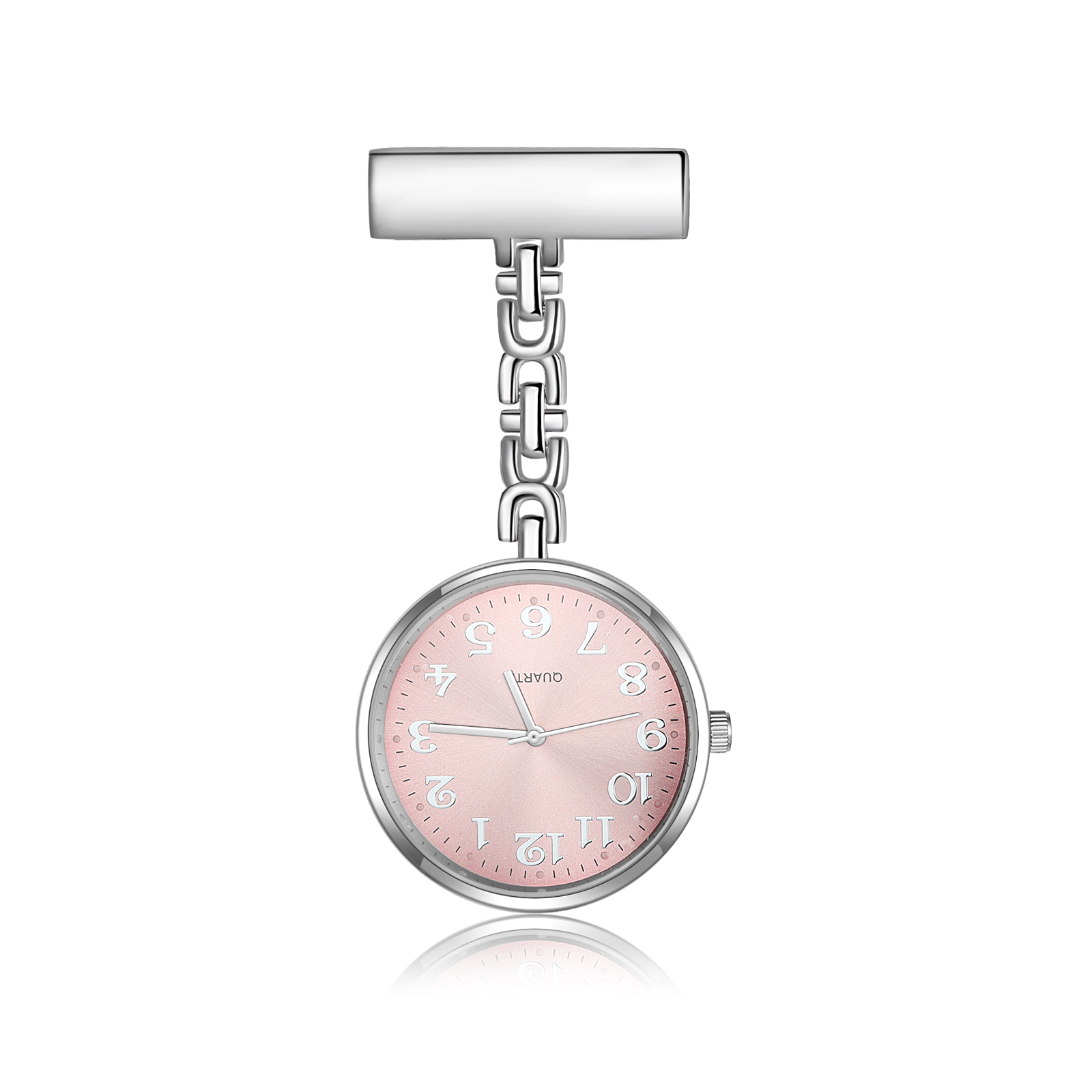 Montre Infirmière Personnalisée Gravée – Montre Poche Clip Broche Médicale Avec Nom, Idéale Pour Infirmiers, Médecins, Cadeau Personnalisé